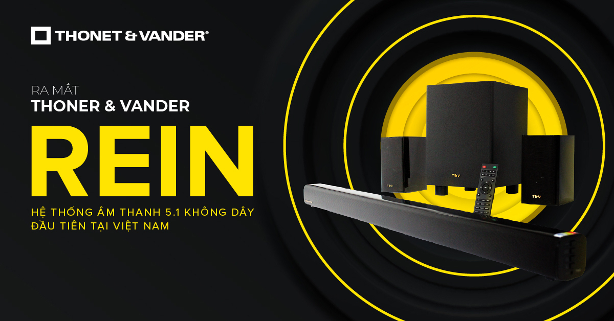Ra mắt loa Thonet & Vander Soundbar 5.1 Rein